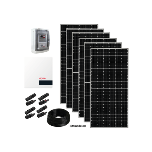 Kit Gerador Fotovoltaico 11,00 kWp Fibrocimento Metálico