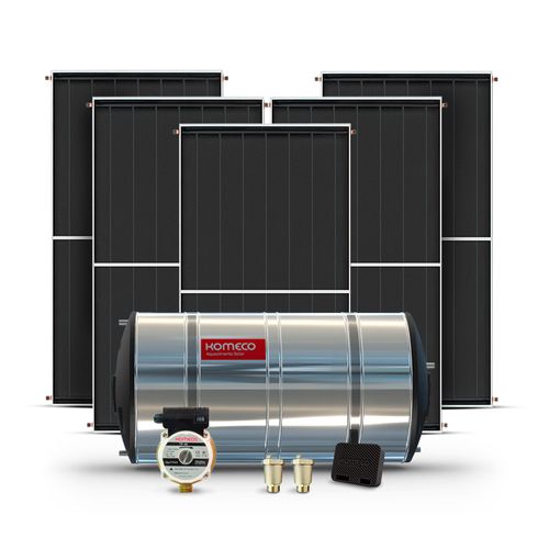 Kit de Aquecimento Solar de Água 1000L - BP Inox 316 com Bastão de Anodo