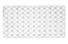 Tapete Antiderrapante De Box Cristal Retangular 67X35Cm - Uzoo
