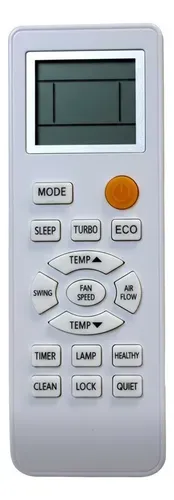 Controle Remoto Mod. CA FCE-G1-G2-LX-HX-G2P(S)-HX(H/HI/HE)-HX(P) - Komeco