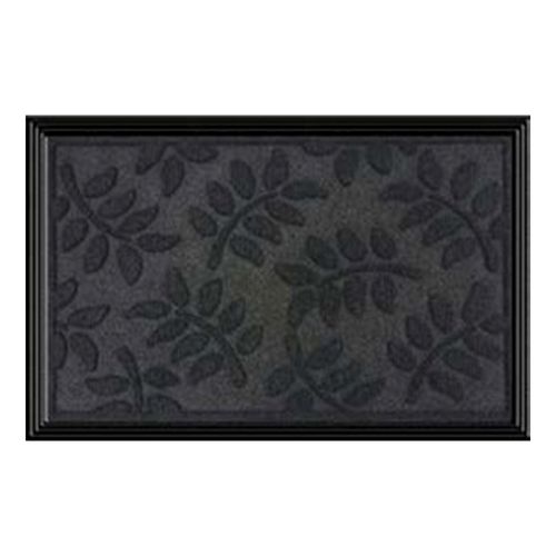 Capacho Com Borda Fenice Design Folhas 60X40Cm - Uzoo