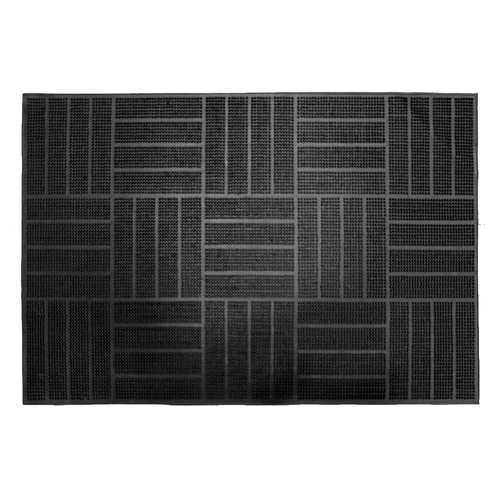 Capacho de Borracha Dots Listras 60X40cm - Uzoo