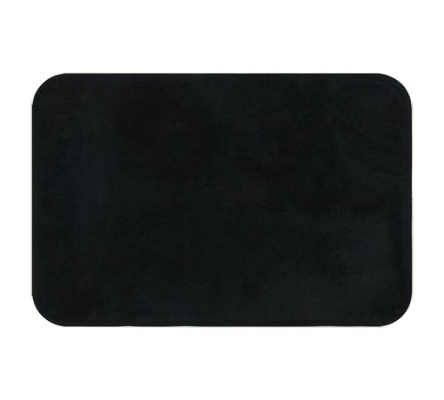 Tapete de Microfibra Comfort Preto 58X38cm - Uzoo