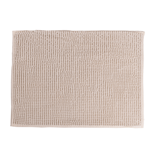 Tapete de banheiro Chenille Marfim 70X50cm - Uzoo