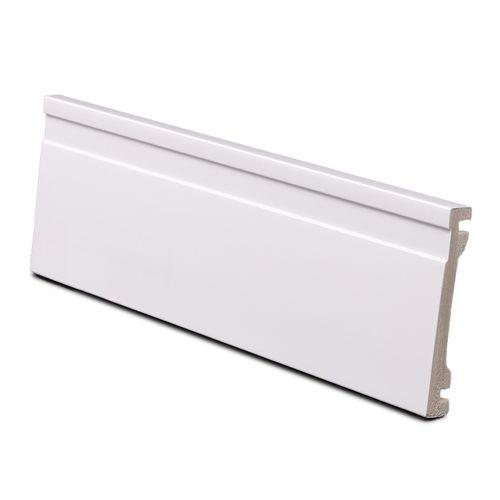 Guarnição Poliestireno Frisado Branco 240X10X1.5cm - Finottato