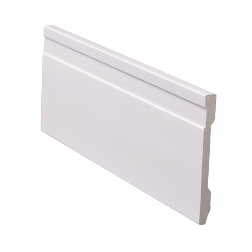 Rodapé Poliestireno Branco Frisado 240X10X1cm - Finottato