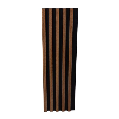 Painel Ripado 10mm - 285x12.2x1.2cm Freijó e Preto - Finottato