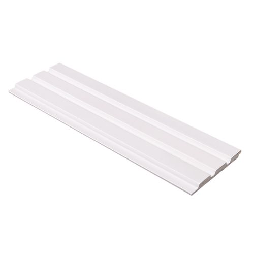 Painel Ripado 25mm - 285x12.2x1.2cm Branco - Finottato