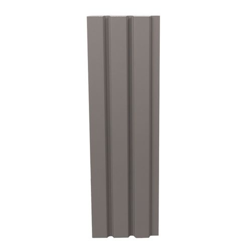 Painel Ripado 25mm - 285x12.2x1.2cm Cinza - Finottato